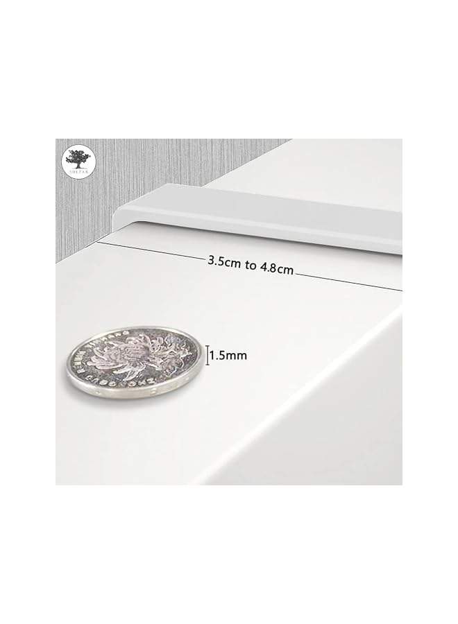 The Bros Over The Door Hook, Over Door Hanger for Coat, Towel, Bag, Robe (White) 5 Hooks - Image 3