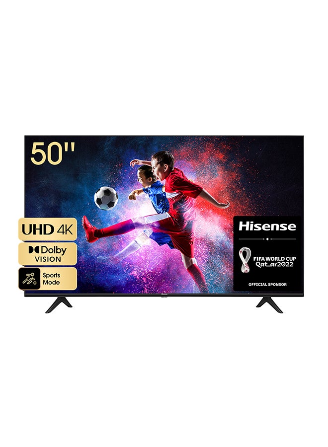 Hisense 50-Inch 4K UHD HDR Smart TV Vidaa OS 50A6GE Black - Image 1
