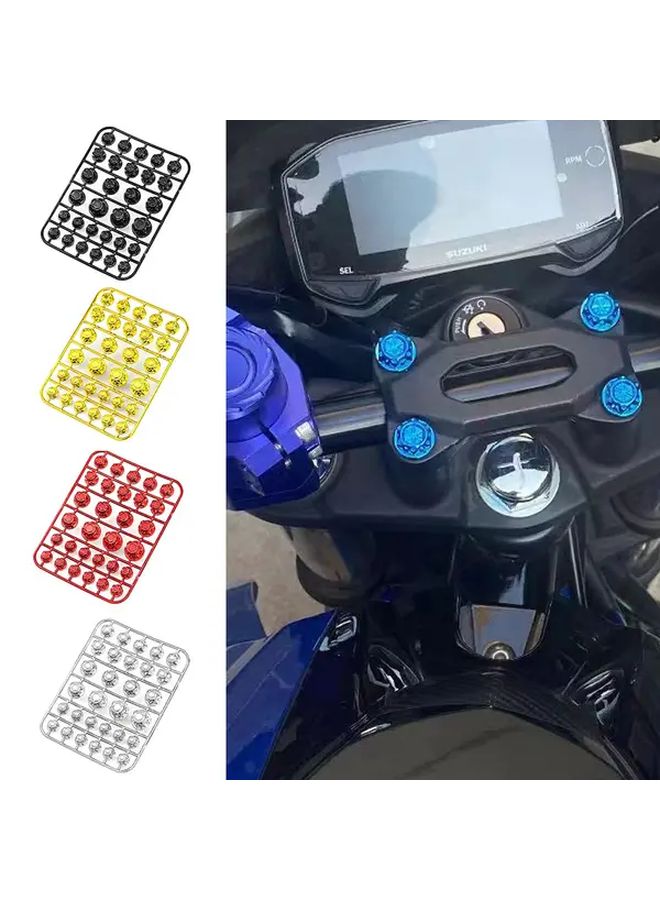 30Pcs Universal Engine Head Nuts Set Black Automotive Nut Covers And Decorative Nut Covers - Image 1