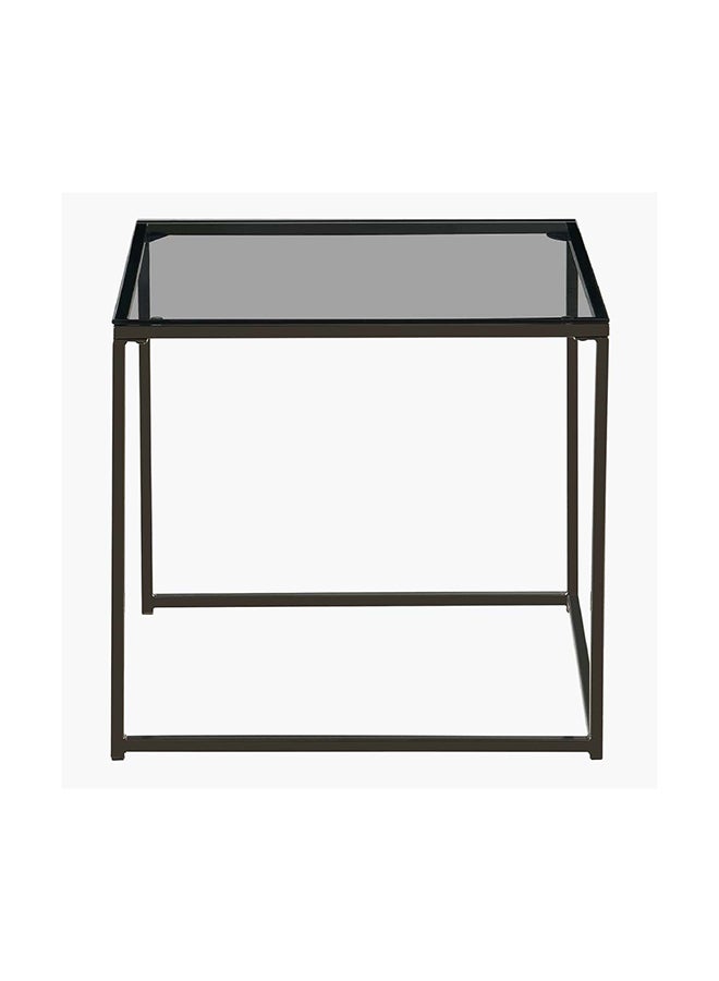 Home Box Melody 3-Piece Glass Top Nesting Table Set 58 x 52 x 46 cm  - Image 2