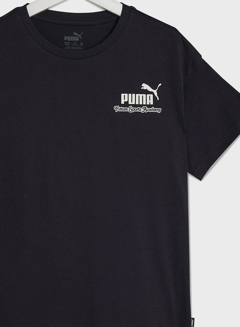 PUMA Kids Essential  Mid 90S Graphic T-Shirt