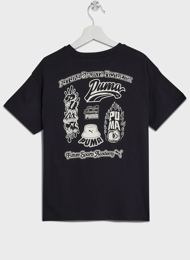 PUMA Kids Essential  Mid 90S Graphic T-Shirt