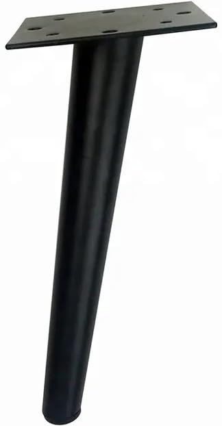 Generic Raj Sofa Hardware Leg Sofa Furniture Black Cone Shape Sofa Leg Pack of 4 6 inches  - Image 2