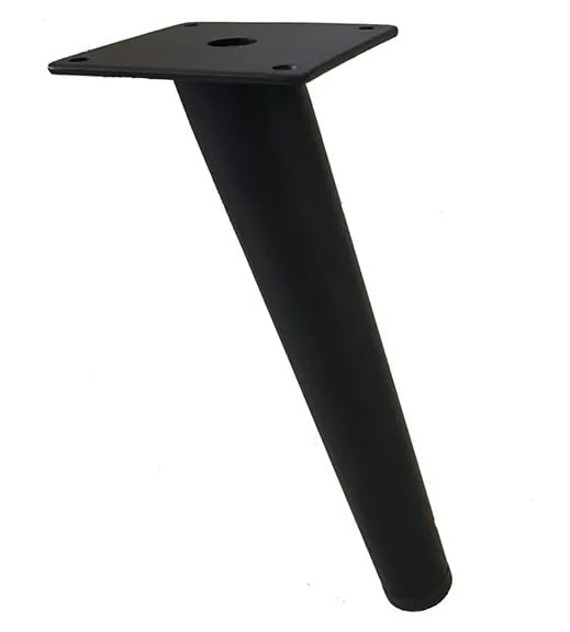 Generic Raj Sofa Hardware Leg Sofa Furniture Black Cone Shape Sofa Leg Pack of 4 6 inches  - Image 3