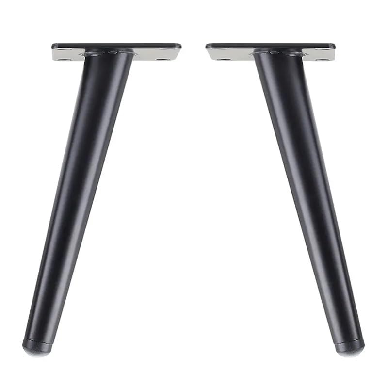 Generic Raj Sofa Hardware Leg Sofa Furniture Black Cone Shape Sofa Leg Pack of 4 6 inches  - Image 1