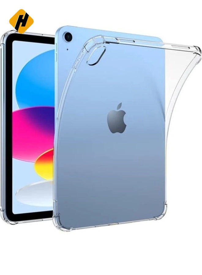 HuHa 2024 iPad Air 13 Inch Clear TPU Case – Ultra-Thin Shockproof Cover with Corner Protection  - Image 1