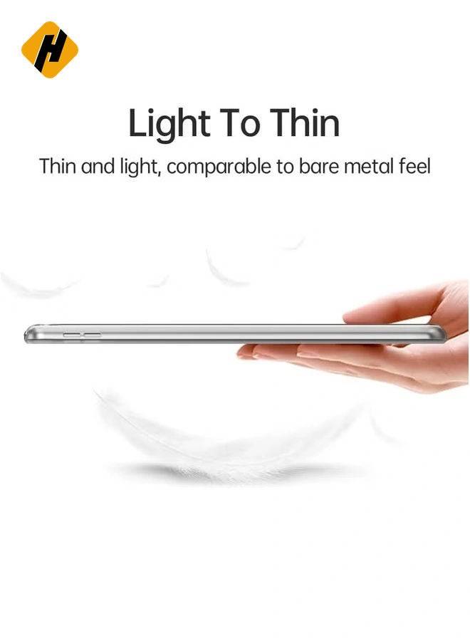 HuHa 2024 iPad Air 13 Inch Clear TPU Case – Ultra-Thin Shockproof Cover with Corner Protection  - Image 2