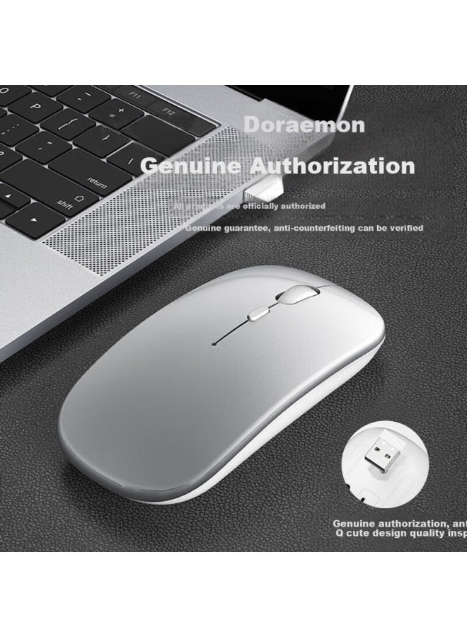 Stiger Rechargeable Wireless Bluetooth Mouse Light Sound Dual Mode Portable Laptop Desktop Office Business Ergonomic Uni Suitable For Huawei Apple - Image 3