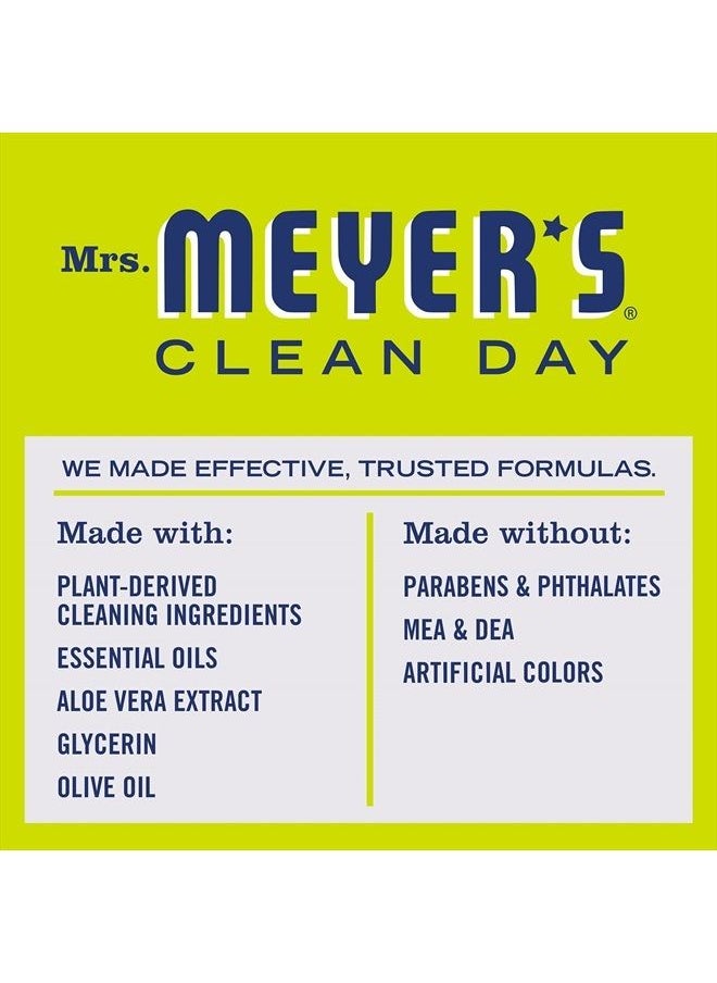 Mrs. Meyer's Clean Day - عبوة إعادة تعبئة صابون اليدين من السيدة مايرز، مصنوعة من الزيوت الأساسية، تركيبة قابلة للتحلل البيولوجي، عشبة اللويزة الليمونية، 33 أونصة سائلة - Image 1