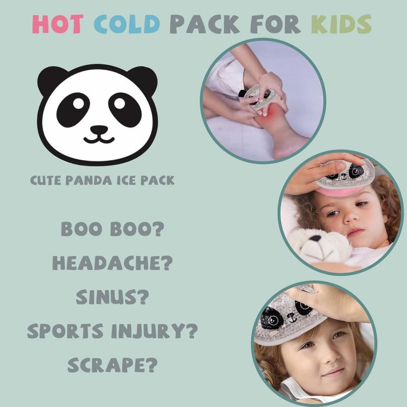 Coldcool Boo Boo Ice PackKids Reusable Hot Cold Ice Packs Auxiliary Fever Reduction Hot Cold Pack for Kid Injuries Wisdom Teeth Baby Colic Gas and Upset Stomach Pain Relief Fever Headaches - Image 2