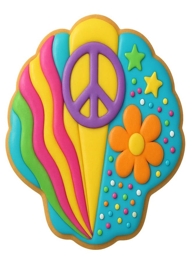 Mighty Gadget Seaside Scallop Seashell Cookie Cutter & Stamp Set - 3.75x3.75 Inches, Ocean-Inspired Baking Tool - Image 2
