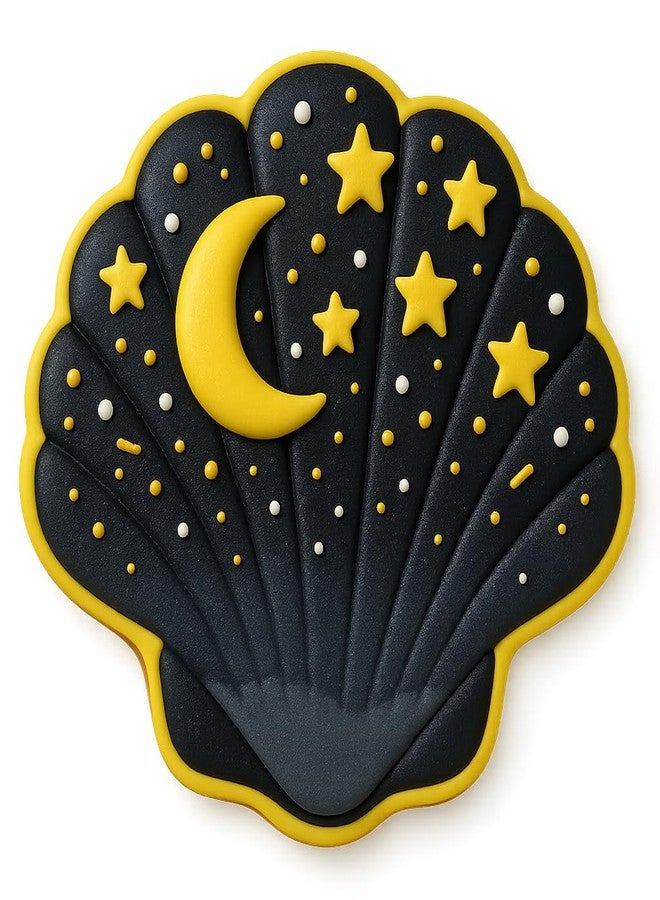 Mighty Gadget Seaside Scallop Seashell Cookie Cutter & Stamp Set - 3.75x3.75 Inches, Ocean-Inspired Baking Tool - Image 4