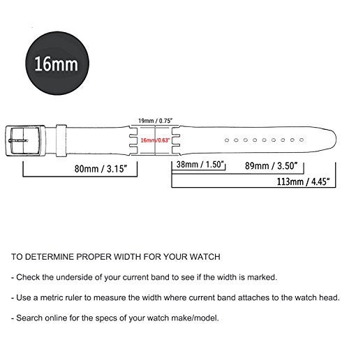 GreenOlive Ultra-thin Replacement Waterproof Silicone Rubber Watch Strap Watch Band for Swatch Skin Series (16mm, White) - Image 2