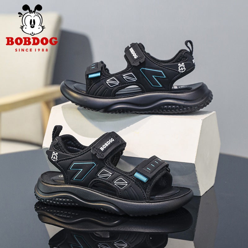 Babu Bean Children'S Shoes Boys Sandals Summer Non-Slip Soft Bottom Children'S Baby Shoes Children'S Beach Shoes - Image 2