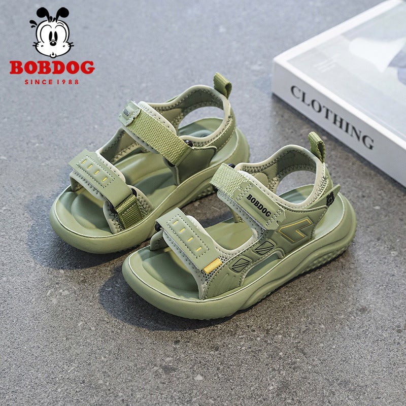 Babu Bean Children'S Shoes Boys Sandals Summer Non-Slip Soft Bottom Children'S Baby Shoes Children'S Beach Shoes - Image 4