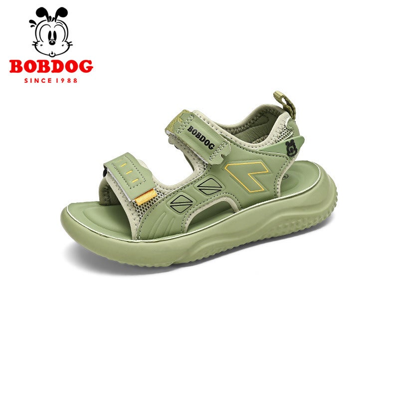 Babu Bean Children'S Shoes Boys Sandals Summer Non-Slip Soft Bottom Children'S Baby Shoes Children'S Beach Shoes - Image 1