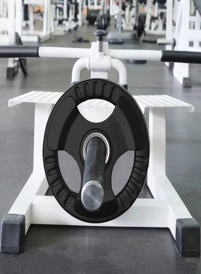 Elevens Bumper Plates Olympic Rubber Weight Plate Set 10/25LB 2-Inch Steel Insert for Olympic Bars for Strength Training, Weightlifting and Crossfit, Single - Image 5