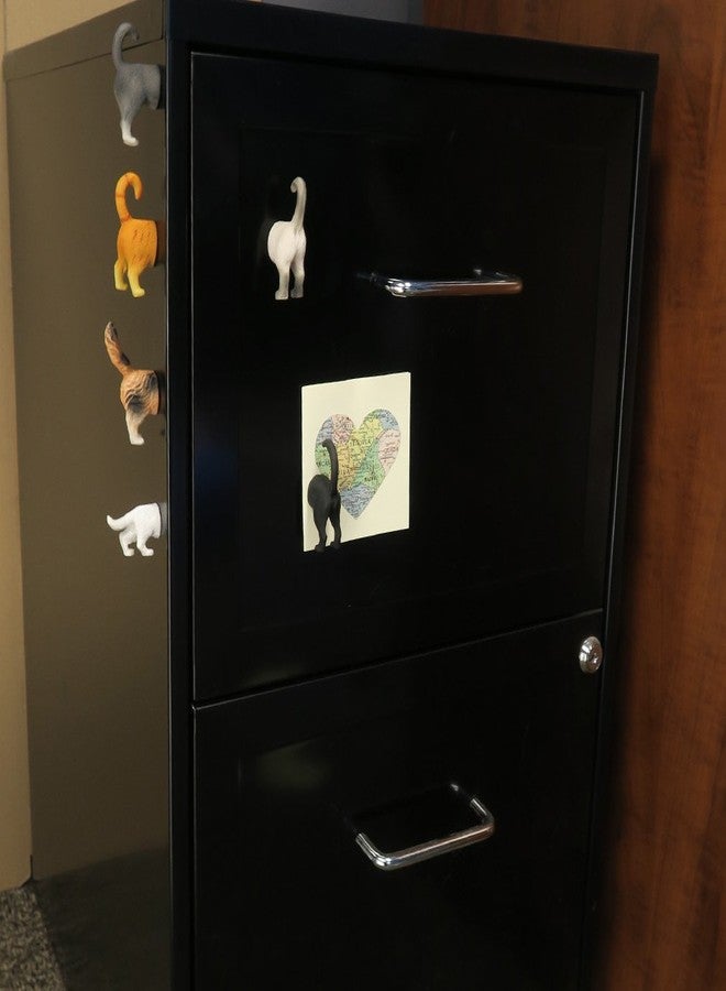 Evelots Cat Butt Magnets for Refrigerator -6 Pack- Funny Novelty Magnet for Hanging Notes, Photo, Key in Kitchen, Office, Locker - Image 2