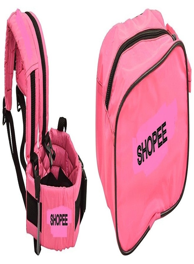 شوبيي حزام أمان للدراجات النارية من ماركة شوبي - سكوتر/دراجة/سيارة/إبزيم مزدوج/قابل للتعديل/للوقوف في الأمام/للجلوس في الخلف (لون أسود) - Image 3