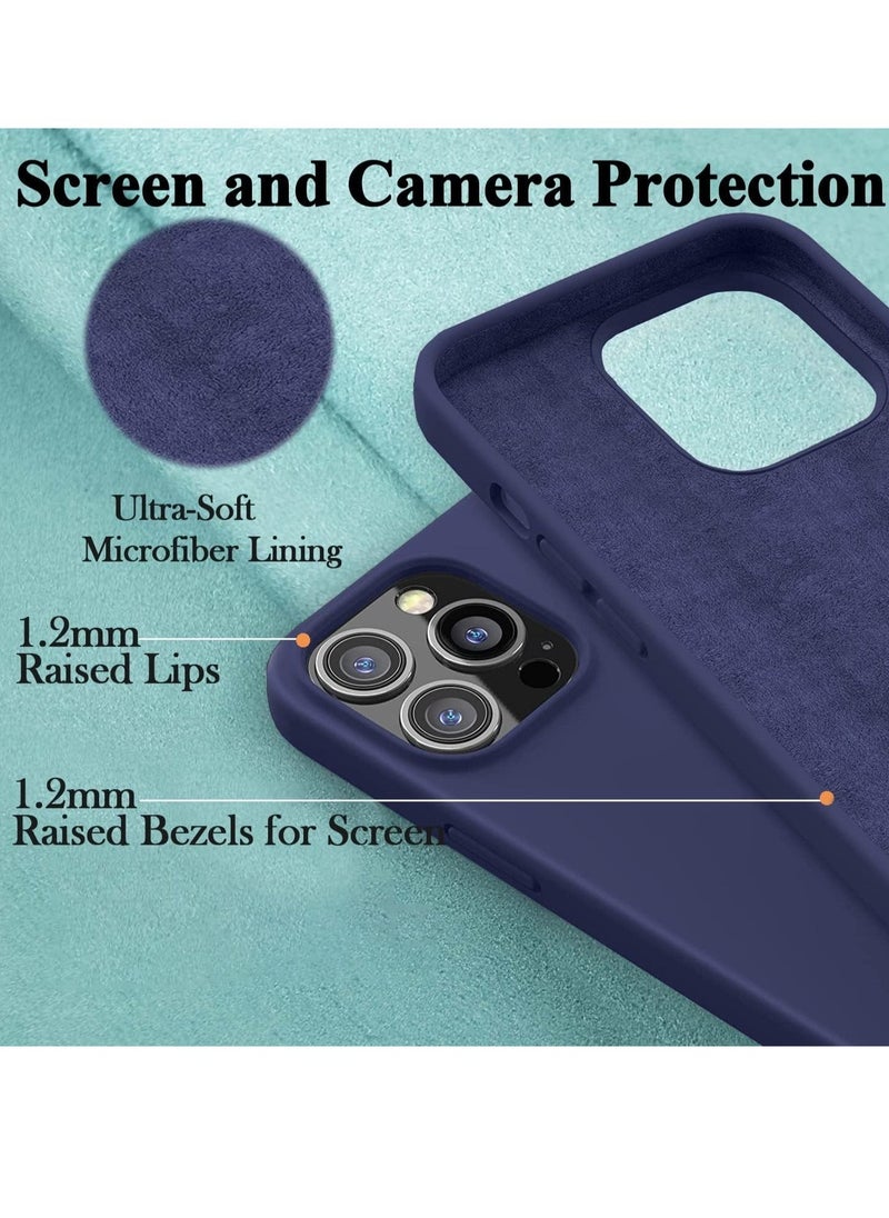 Raxoom Silicone Case for iPhone 14 Pro, Compatible with iPhone 14 Pro Liquid Silicone Gel Rubber Slim Shockproof Protective Phone Case with Soft Anti-Scratch Microfiber Lining - Image 3