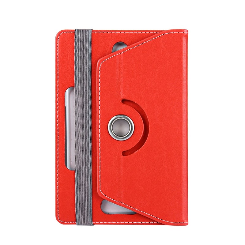 إيروريكس حافظة جلدية لأجهزة لوحية مقاس 10 بوصات، ذات ملمس رائع، قابلة للدوران 360 درجة، مع حامل، لأجهزة Asus Zenpad 10 Z300C، وHuawei Mediapad M2 10.0-A01W، وCube Iwork10 (أحمر) - Image 3