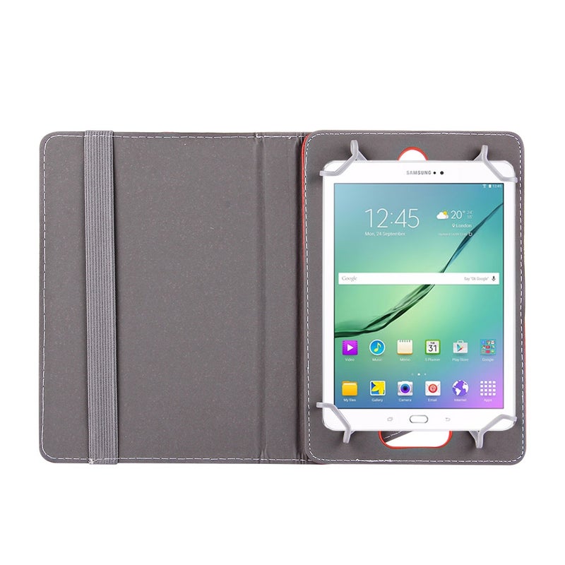 إيروريكس حافظة جلدية لأجهزة لوحية مقاس 10 بوصات، ذات ملمس رائع، قابلة للدوران 360 درجة، مع حامل، لأجهزة Asus Zenpad 10 Z300C، وHuawei Mediapad M2 10.0-A01W، وCube Iwork10 (أحمر) - Image 5