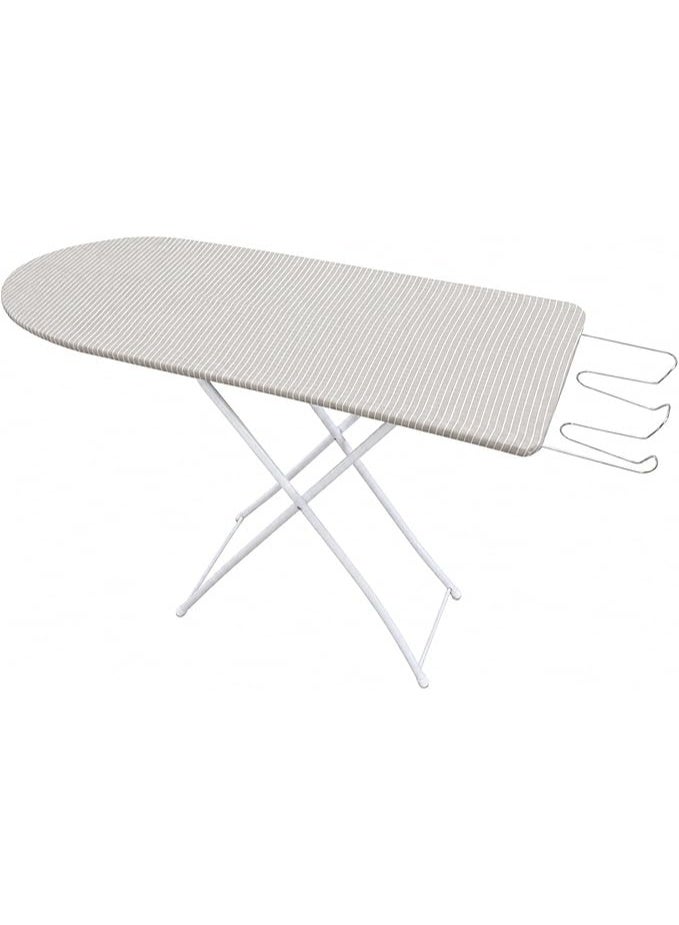 Toshionics Ironing Board 90cm x 33cm - Ironing Table with Sturdy Steel Legs | 4 Adjustable height Ironing Stand with steel Iron Rest Foldable Multicolor Design - Image 1
