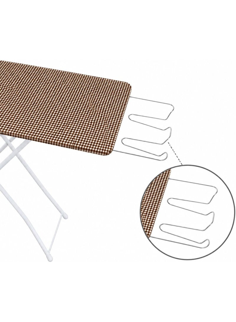 Toshionics Ironing Board 90cm x 33cm - Ironing Table with Sturdy Steel Legs | 4 Adjustable height Ironing Stand with steel Iron Rest Foldable Multicolor Design - Image 5