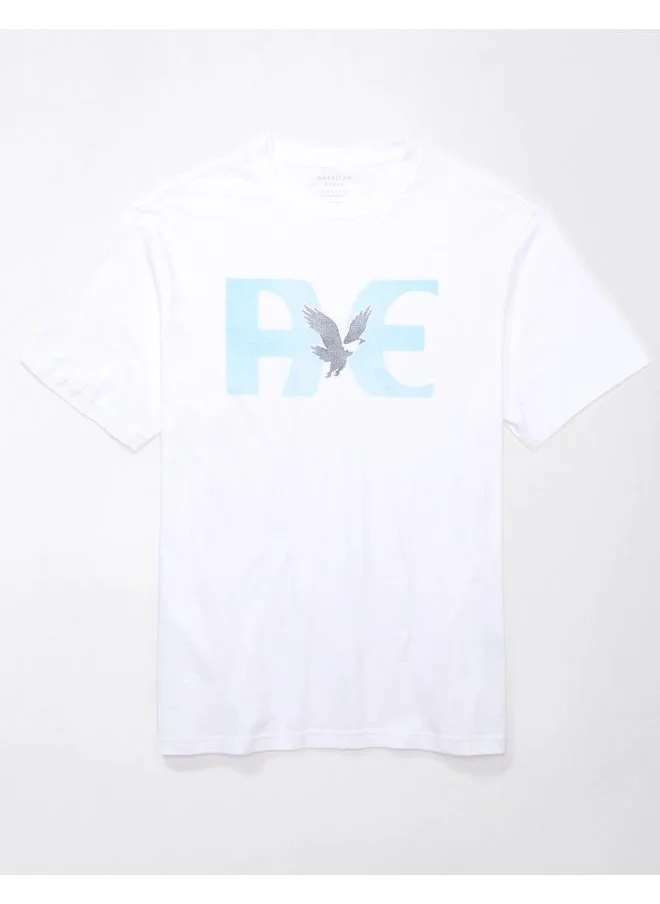American Eagle Logo Graphic Crew Neck T-Shirt