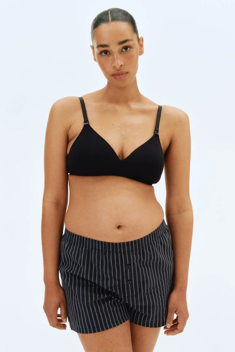 H&M  MAMA 2-pack padded cotton nursing bras for Women | Best Price UAE