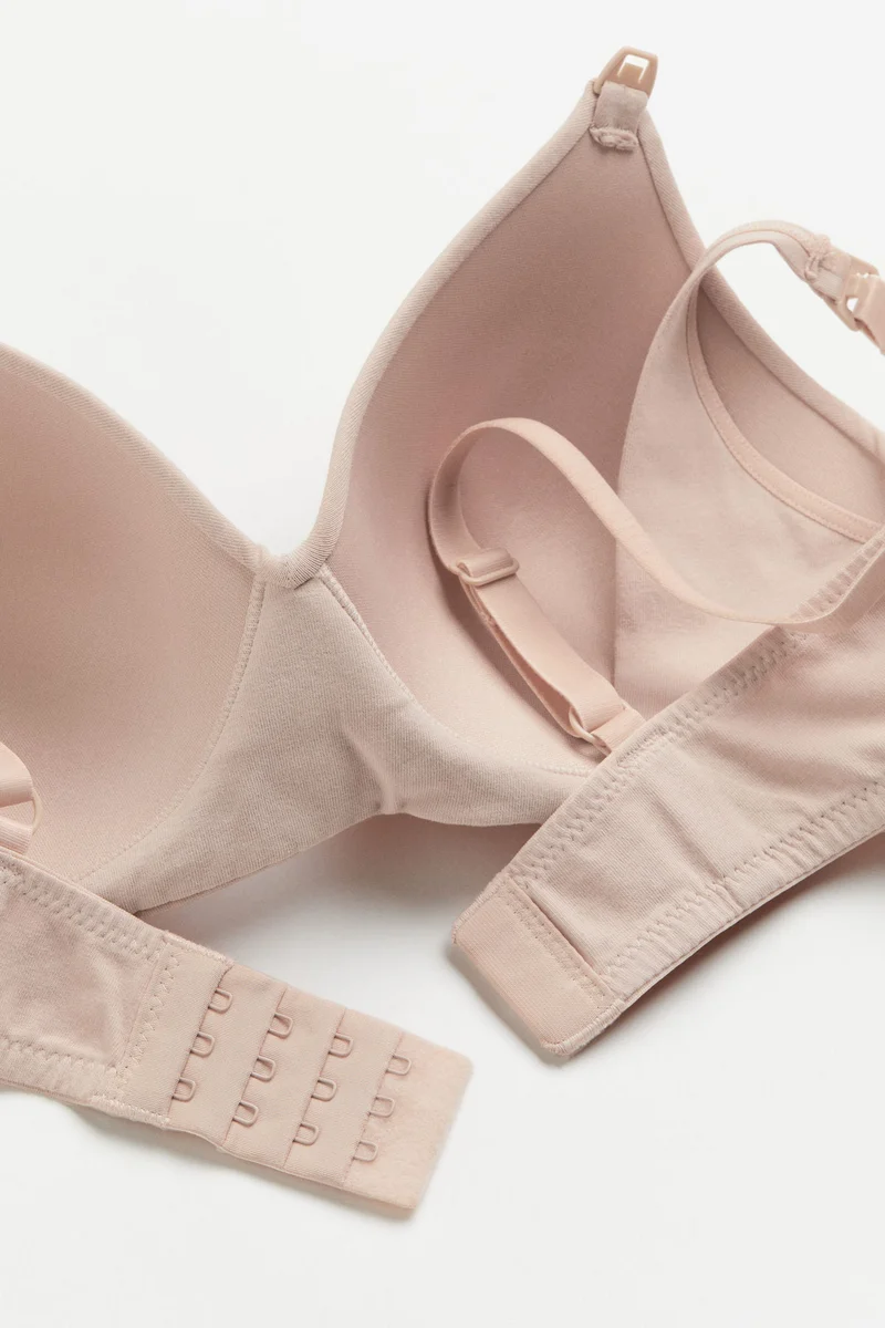 H&M  MAMA 2-pack padded cotton nursing bras for Women | Best Price UAE