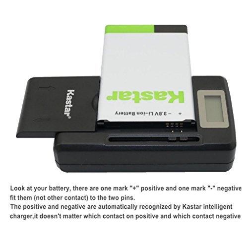 Kastar Intelligent Mini Travel Charger (with High Speed Portable USB Charge Function) for PDA Camera Li-ion Battery Digital Cameras Mp3 Mp4 Players Hand Held Gaming Devices PDAs, Z Cam E1 Camera - Image 4