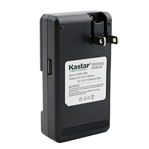Kastar Intelligent Mini Travel Charger (with High Speed Portable USB Charge Function) for PDA Camera Li-ion Battery Digital Cameras Mp3 Mp4 Players Hand Held Gaming Devices PDAs, Z Cam E1 Camera - Image 3