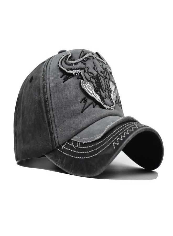 Handcuffs Mens Caps Printed Cotton Women Cap Baseball Sports Summer Cap (Grey) - Image 1