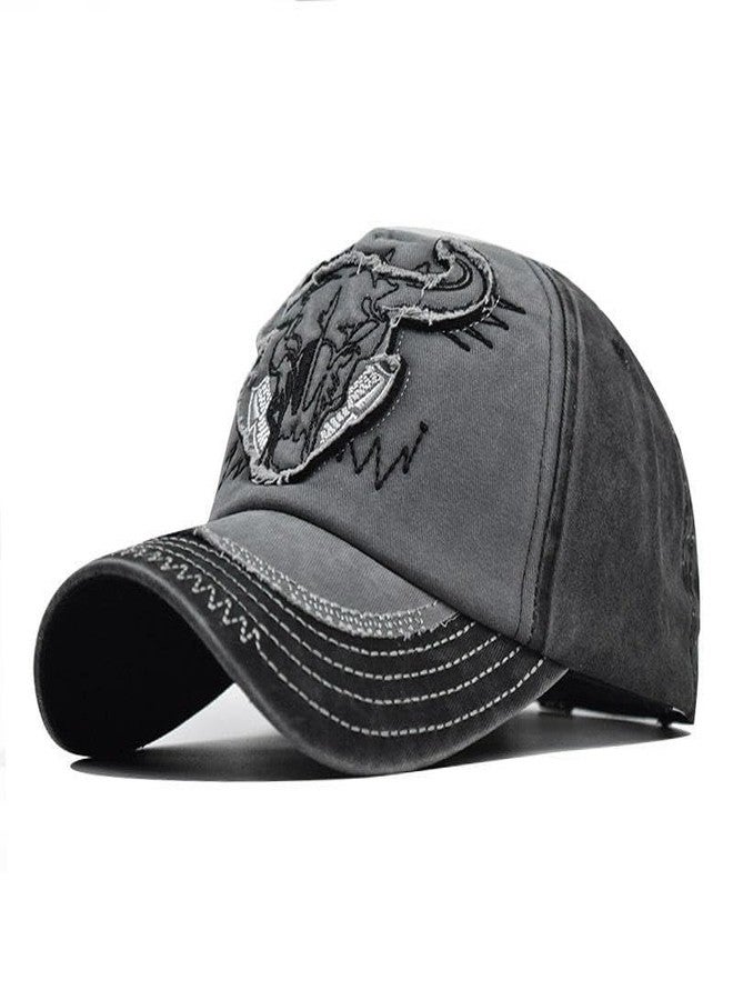 Handcuffs Mens Caps Printed Cotton Women Cap Baseball Sports Summer Cap (Grey) - Image 2