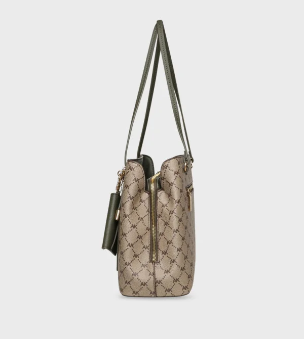 ان كلاين Anne Klein Monogram Patterned Shoulder Bag
