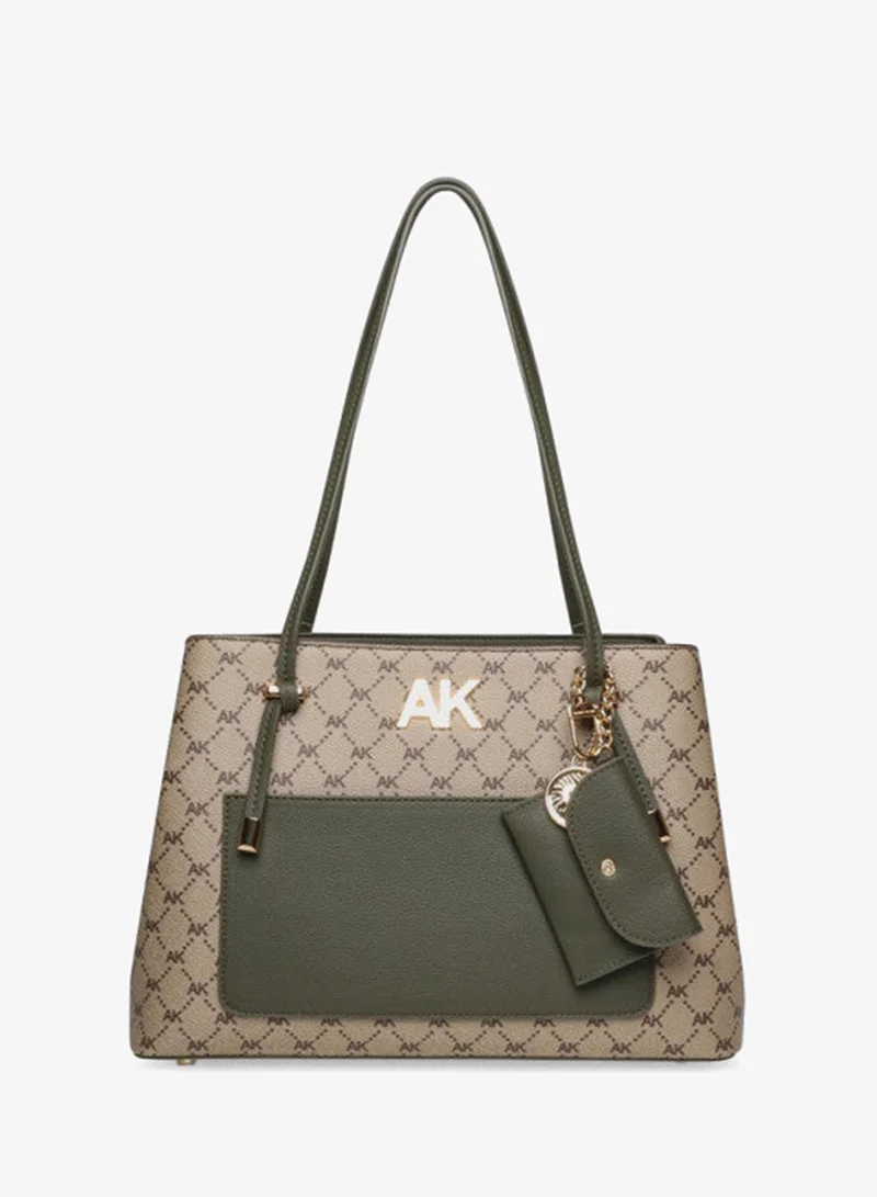 ان كلاين Anne Klein Monogram Patterned Shoulder Bag