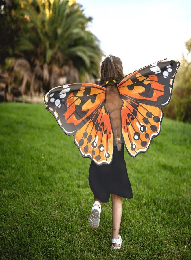 Insect Lore Butterfly Painted Lady Dress-up Wings - Pretend Play Costume for Kids - Image 1