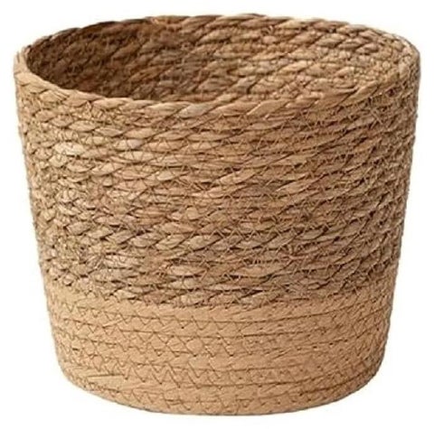 3 sizes to choose from Grass Flower Basket Indoor Woven Flower Pot Flower Pot Flower Pot Decoration Laundry Basket Household Flower Pot Leak Proof Plastic Liner Indoor and Outdoor Garden Decoration