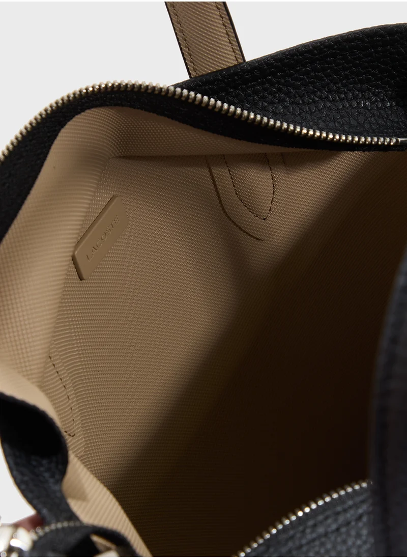 LACOSTE Essentials Top Handle Zip Over Tote