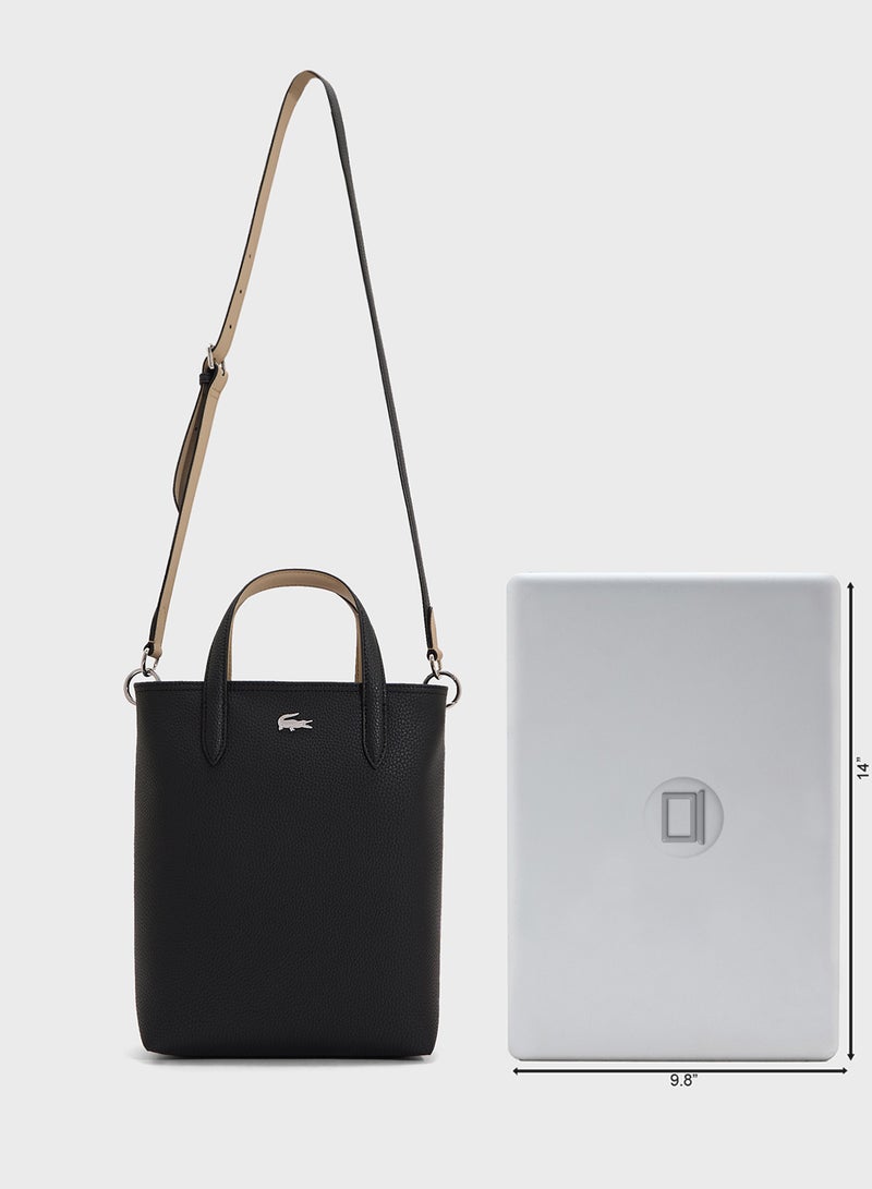 LACOSTE Essentials Top Handle Zip Over Crossbody  - Image 5