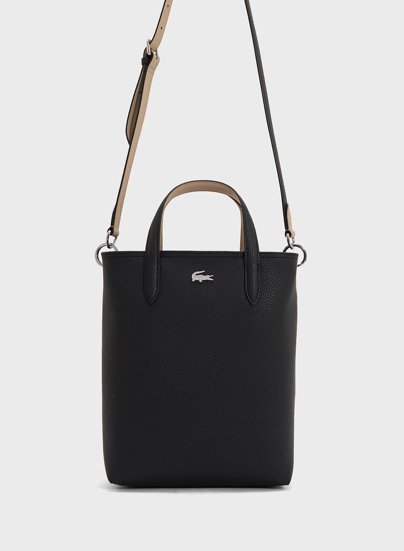 LACOSTE Essentials Top Handle Zip Over Crossbody  - Image 1