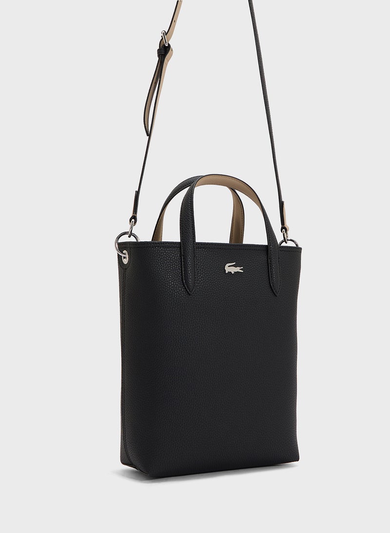 LACOSTE Essentials Top Handle Zip Over Crossbody  - Image 3