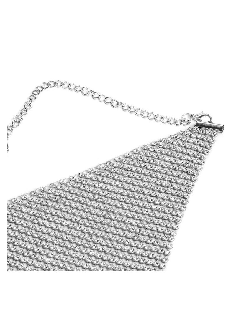 Excefore أقنعة الوجه الكريستالية المتلألئة المصنوعة من أحجار الراين الأنيقة والمخصصة للنوادي الليلية للنساء، مثالية للمهرجانات والحفلات التنكرية - Image 5