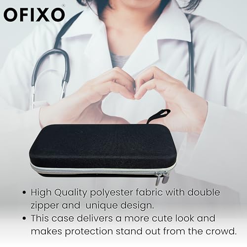 OFIXO Travel Carrying Classic Durable and Protective Stethoscope Case - Ideal for Doctors, Nurses and Medical Professionals & Cardiology, Master Cardiology, Electronic Models - Image 2