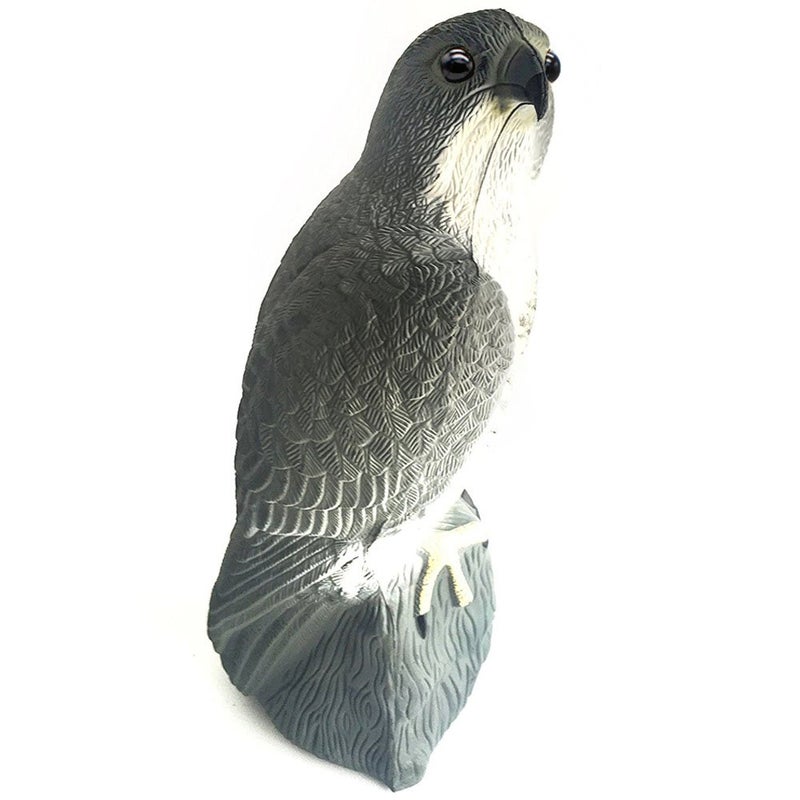 YOFIT Bird Scarecrow Fake Horned Hawk Decoy,Bird Repellent Garden Protectors, Natural Enemy Pest Deterrent Scarecrow - Image 2