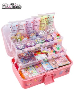 279 Pcs DIY Whipped Cream Clay Glue Set, Simulated DIY Making Art Craft Kit with Cartoon Stickers, Accessories, Key Chains with Storage Box for Gifting - pzsku/Z4C04076EF180FC6BD0E0Z/45/_/1691651501/1a8c8aca-89b7-4a7d-90ee-8be52def1000