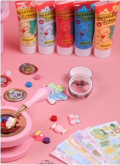 279 Pcs DIY Whipped Cream Clay Glue Set, Simulated DIY Making Art Craft Kit with Cartoon Stickers, Accessories, Key Chains with Storage Box for Gifting - pzsku/Z4C04076EF180FC6BD0E0Z/45/_/1691651501/e307998c-7a8c-46ca-a614-85179252ab15