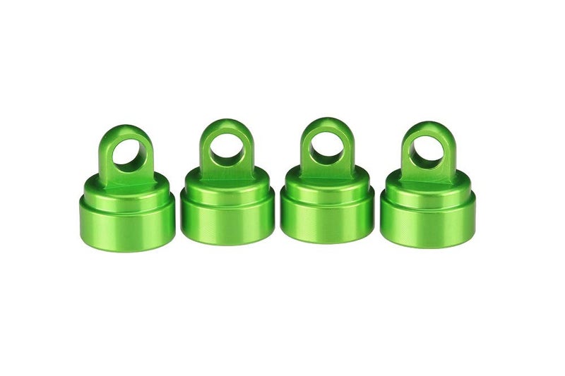 TRAXXAS Traxxas 3767G Green-Anodized Aluminum Shock Caps, Fits All Ultra Shocks (set of 4)  - Image 2