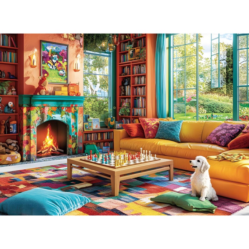 VOLUVOLU 500 Pieces Chess Puzzles for Adults Indoor Puzzle for Adults Dog Puzzle 500 Pieces Gift for Birthday Home Decor Fun for Family Entertainment 205 15 in - Image 3